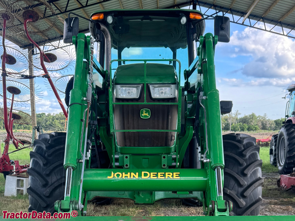 John Deere 6140D utility tractor with H130 front-end loader.