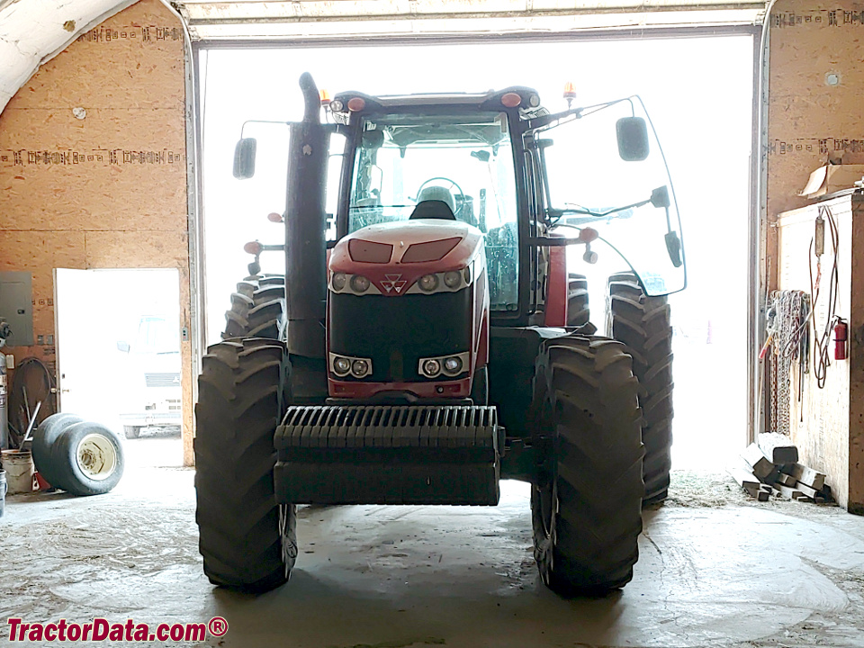 Massey Ferguson 8650 row-crop tractor.