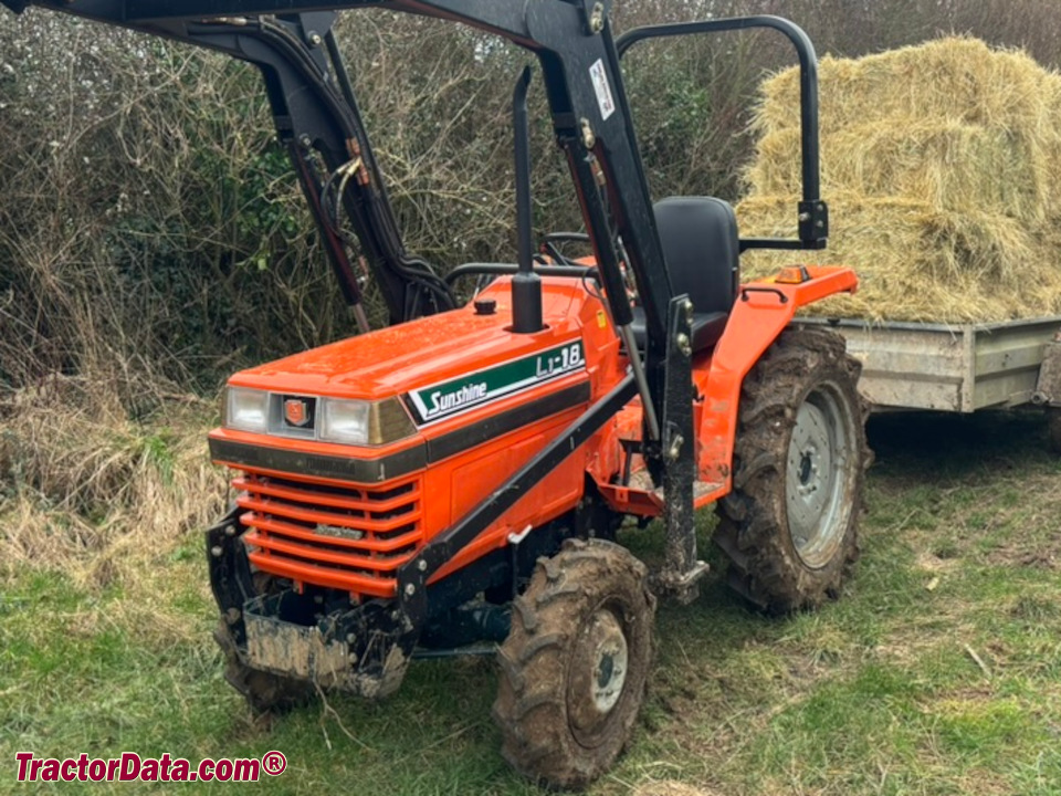 Kubota L1-18 compact utility tractor.