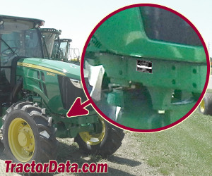 John Deere 5085E serial number location