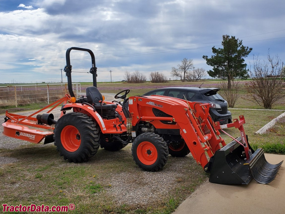 Kioti CK3510HST compact utility tractor.