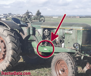 Deutz F4L514 serial number location