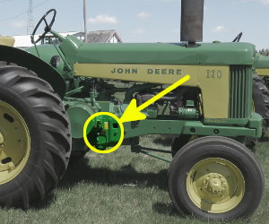 John Deere 630 Standard serial number location