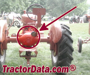 Allis Chalmers WC serial number location