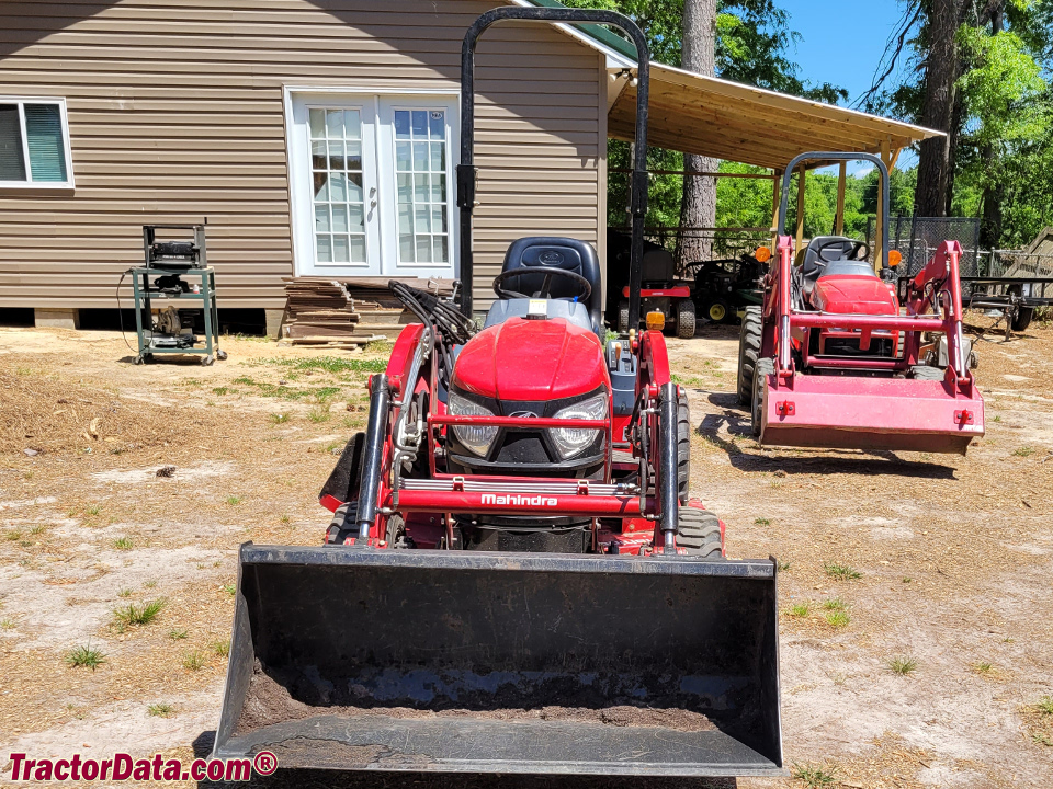 Mahindra eMax 22S compact utility tractor.