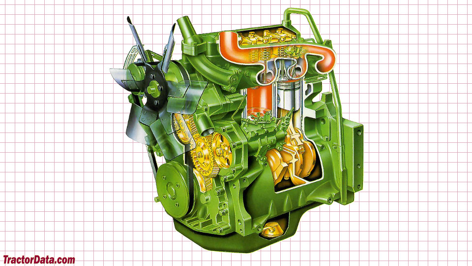 John Deere 1445F engine image