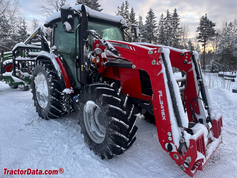 Massey Ferguson 4708M utility tractor with FL3416X front-end loader.