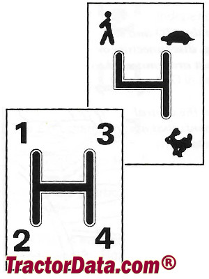 Massey Ferguson 3210 transmission controls