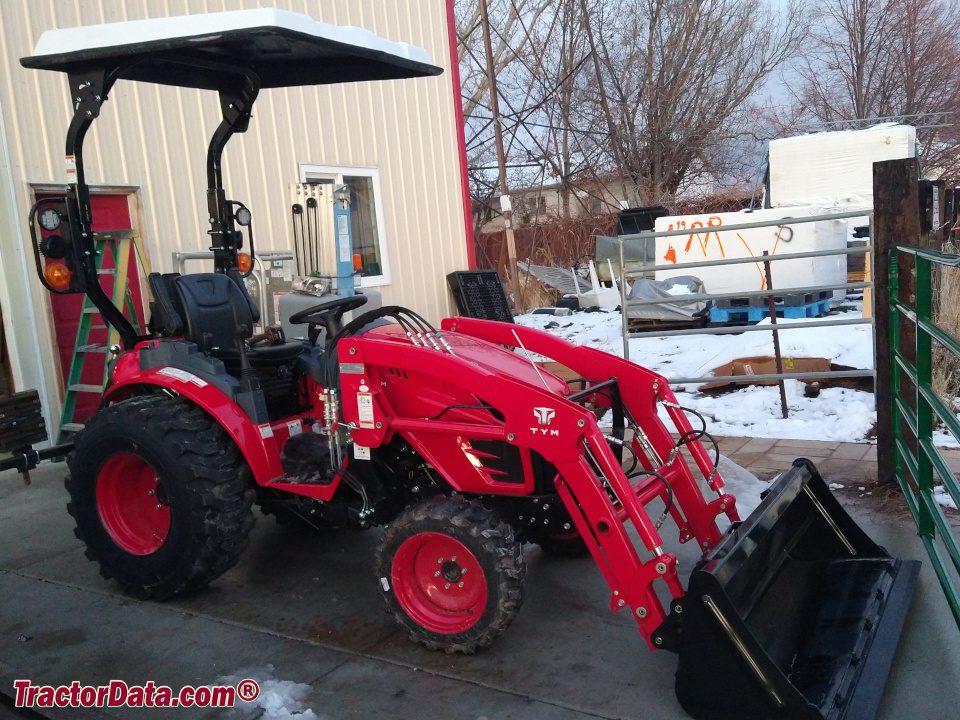 TYM T25 compact utility tractor.