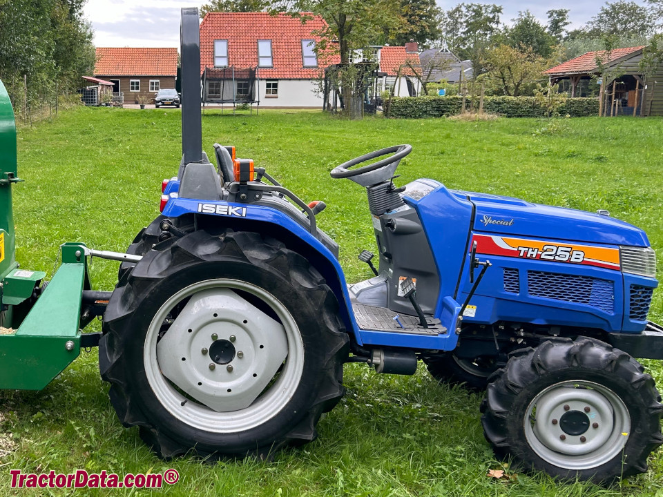 Iseki TH25B Special compact utility tractor, right side.