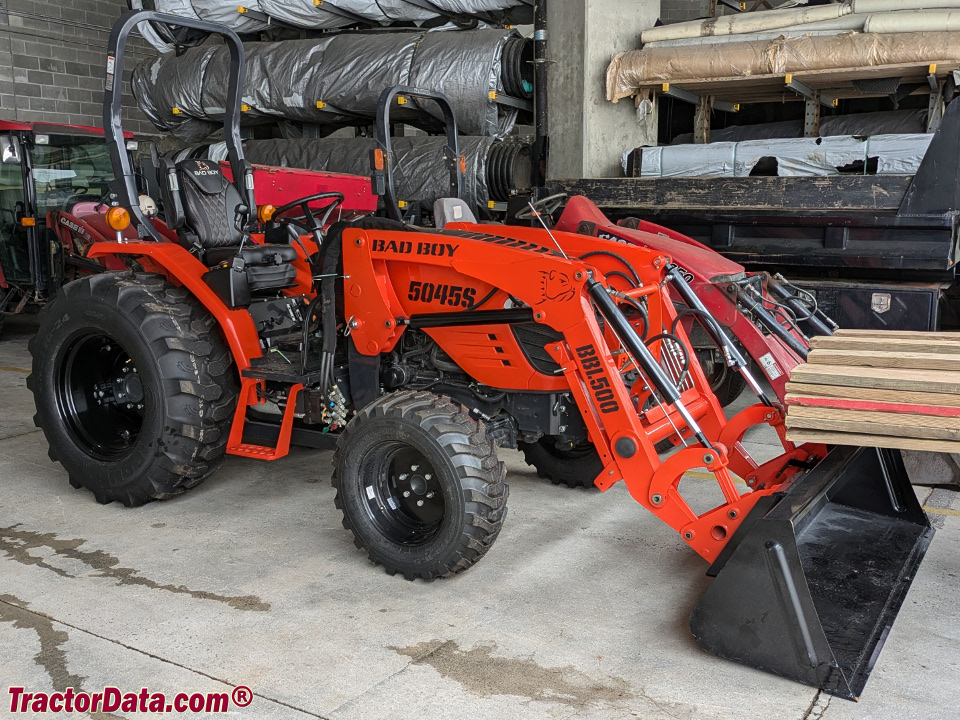 Bad Boy 5045S compact tractor with BBL500 front-end loader.