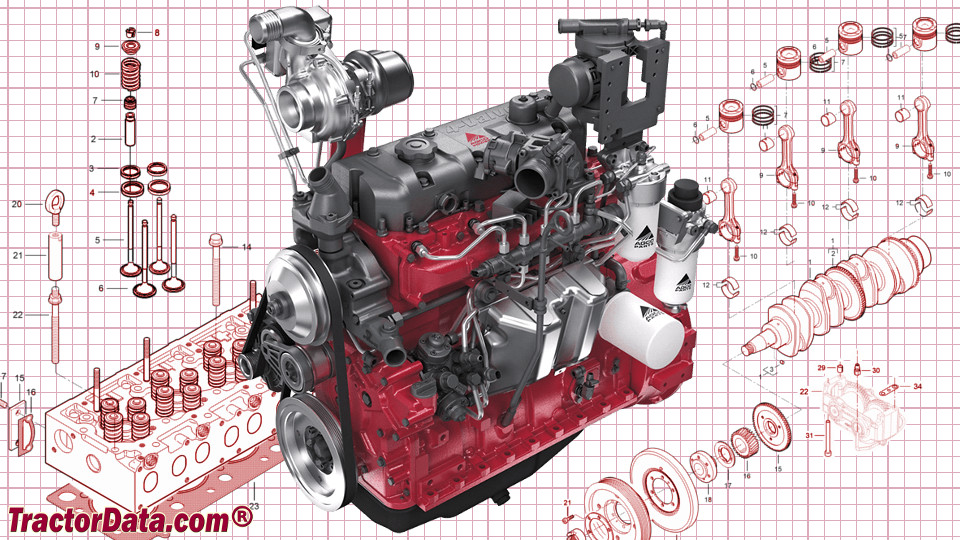 Massey Ferguson 6713S engine image