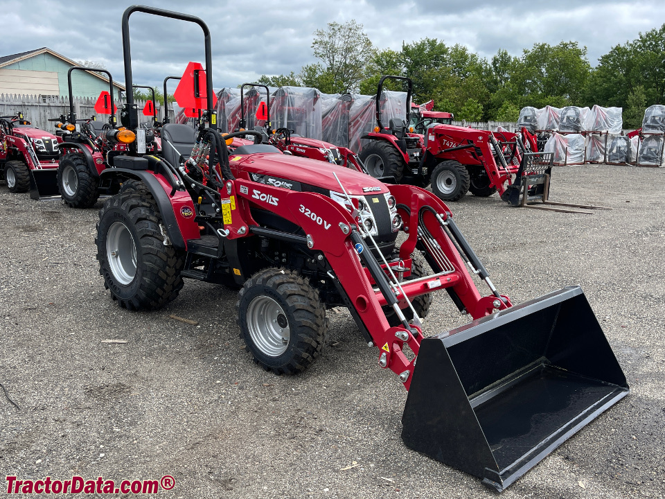 Solis S24 compact utility tractor.