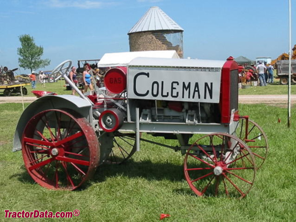 Coleman 16-30 tractor.