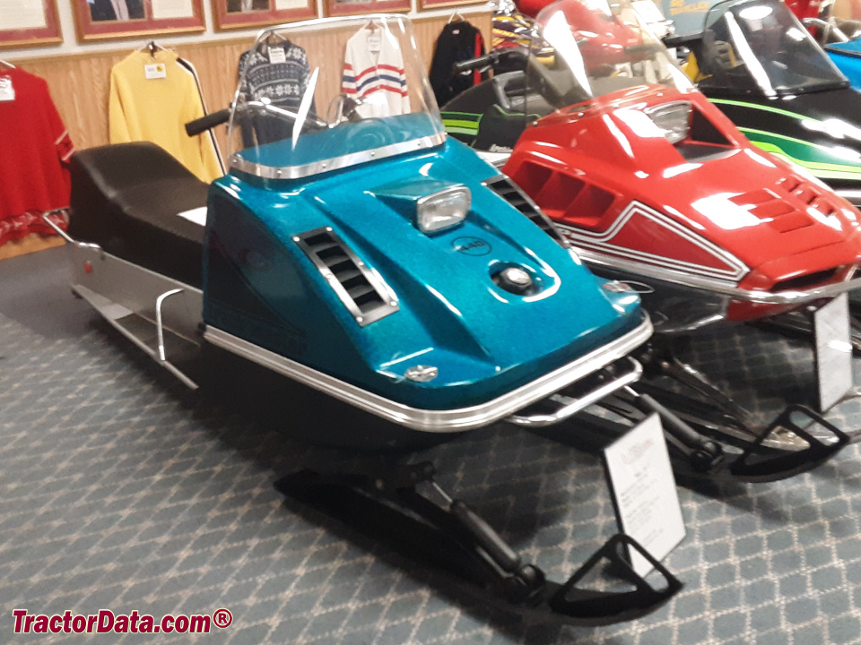 1972 MTD Columbia Track Master 440 snowmobile.