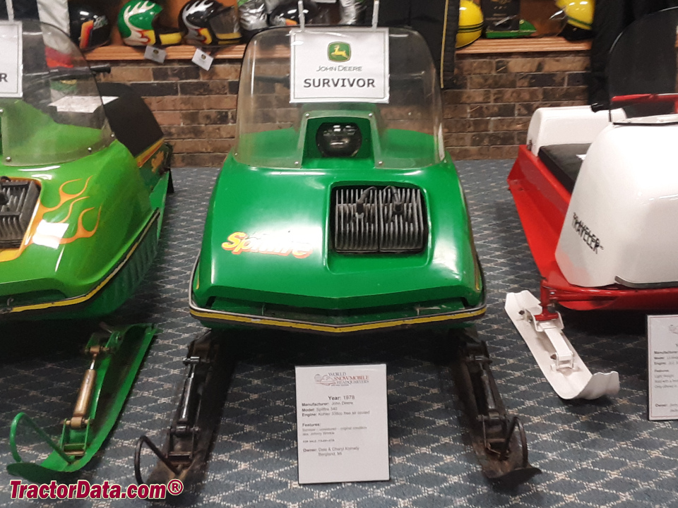 1978 John Deere Spitfire snowmobile.